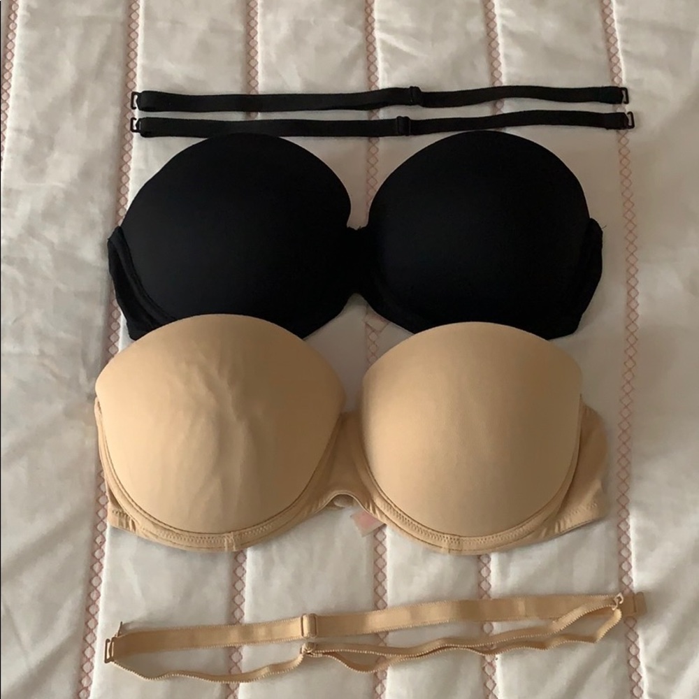 VS PINK Wear everywhere multi-way push up bra.